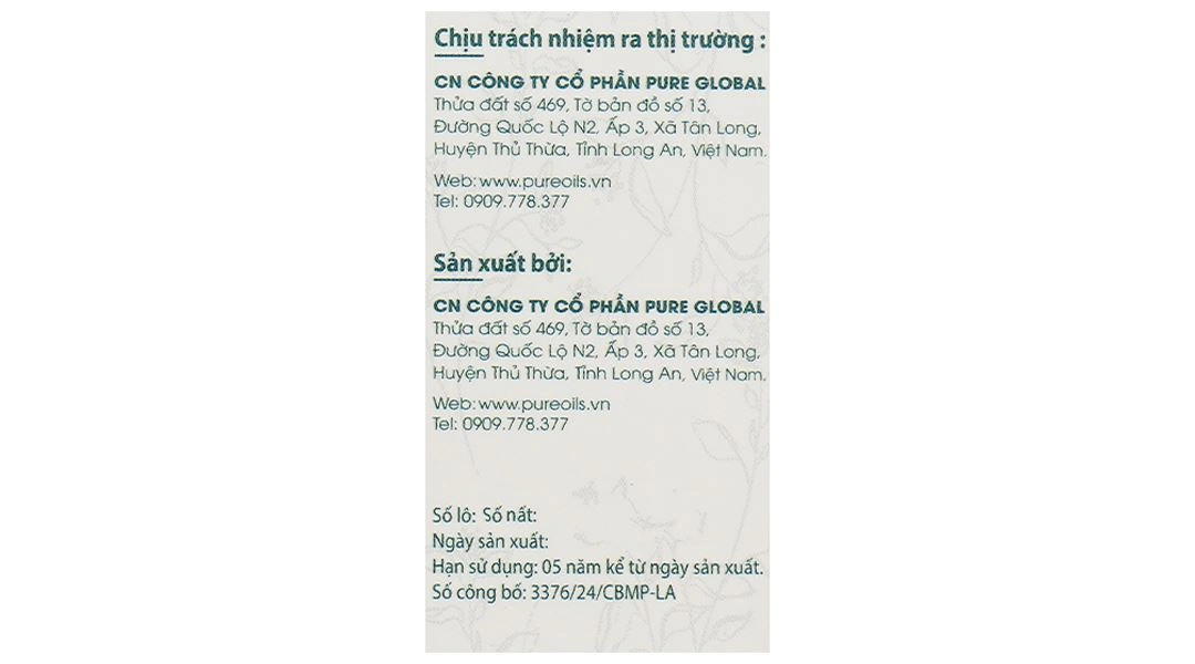 Dầu mù u M.U.U hỗ trợ làm lành vết bỏng, vết thương hở chai 30ml - 5